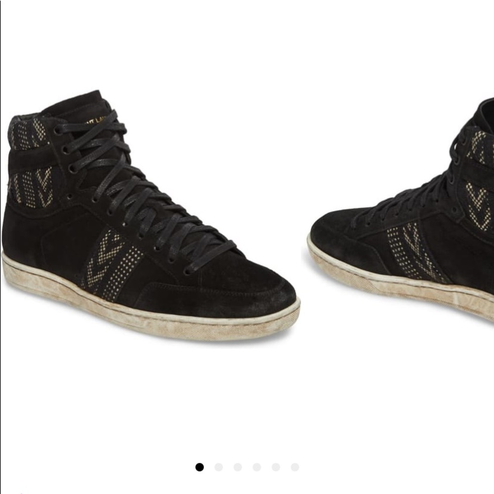 Saint Laurent High Top Sneakers - Picture 6 of 8
